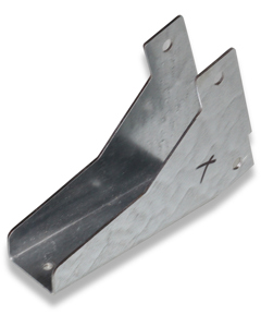 Bracket f/sheet metal perch 140mm folded
